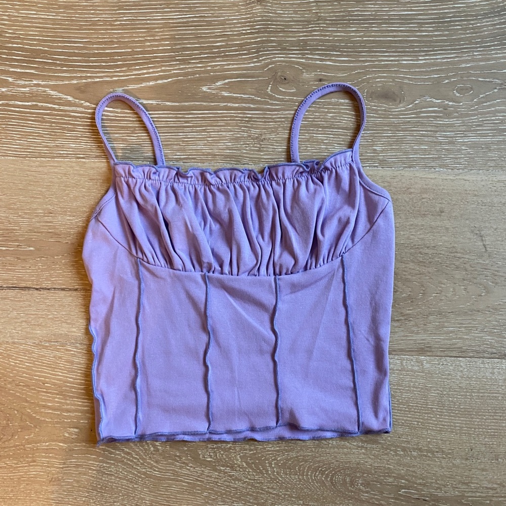 Purple tank top